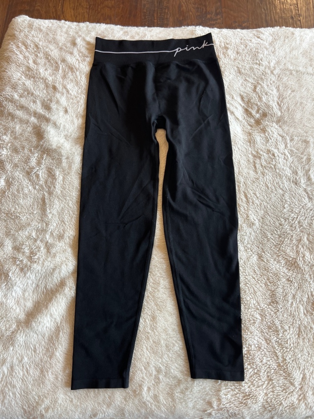 Victoria Secret PINK Active Leggings Size Large Black